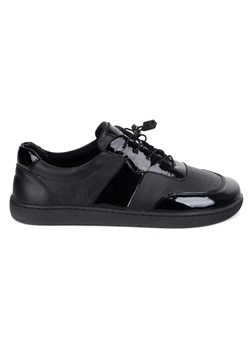 Olivier Buty Damskie Barefoot Skóra Minimalistyczne Szerokie Aria floter czarny ze sklepu ButyModne.pl w kategorii Mokasyny męskie - zdjęcie 184693761