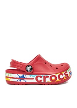 Crocs Klapki C-BAYABAND CLOG T 211683-6EN Czerwony ze sklepu MODIVO w kategorii Klapki dziecięce - zdjęcie 184694483