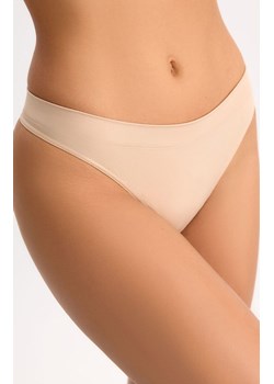 Gaia stringi damskie mini beżowe Jasmin 010, Kolor beżowy, Rozmiar L, Gaia ze sklepu Intymna w kategorii Majtki damskie - zdjęcie 184695902