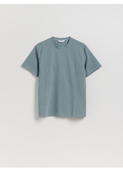 Reserved - Strukturalny t-shirt comfort fit - granatowy ze sklepu Reserved w kategorii T-shirty męskie - zdjęcie 184696421