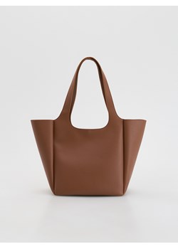 Reserved - Torebka shopper - brązowy ze sklepu Reserved w kategorii Torebki damskie - zdjęcie 184696544