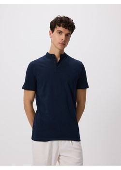 Reserved - Koszulka polo regular ze stójką - granatowy ze sklepu Reserved w kategorii T-shirty męskie - zdjęcie 184696711