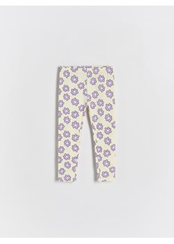 Reserved - Wzorzyste legginsy - żółty ze sklepu Reserved w kategorii Legginsy niemowlęce - zdjęcie 184696754