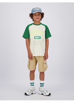 Vingino Koszulka w kolorze zielono-kremowym ze sklepu Limango Polska w kategorii T-shirty chłopięce - zdjęcie 184697743