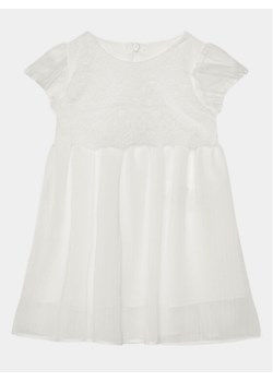 Coccodrillo Sukienka elegancka WC4128205EBG Biały Regular Fit ze sklepu MODIVO w kategorii Ubranka do chrztu - zdjęcie 184698901