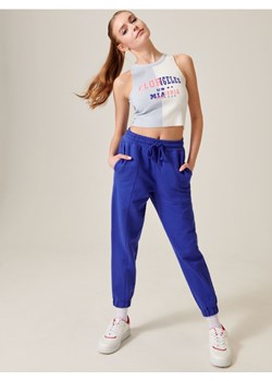 Sinsay - Crop top z nadrukiem - wielobarwny ze sklepu Sinsay w kategorii Bluzki damskie - zdjęcie 184699853