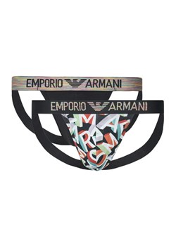 Emporio Armani Underwear Komplet 2 par slipów Jock Strap EM000257 AF10798 MC104 Kolorowy ze sklepu MODIVO w kategorii Majtki męskie - zdjęcie 184701604