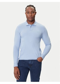 BOSS Polo Passerby 50507704 Błękitny Slim Fit ze sklepu MODIVO w kategorii T-shirty męskie - zdjęcie 184701643