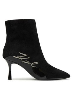KARL LAGERFELD Botki KL32744 Czarny ze sklepu MODIVO w kategorii Botki - zdjęcie 184701662