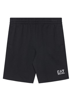 EA7 Emporio Armani Szorty sportowe 7B000026 AF10380 UC001 Czarny Regular Fit ze sklepu MODIVO w kategorii Spodenki chłopięce - zdjęcie 184701693