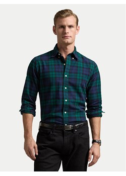 Polo Ralph Lauren Koszula 710953891001 Zielony Custom Fit ze sklepu MODIVO w kategorii Koszule męskie - zdjęcie 184701802