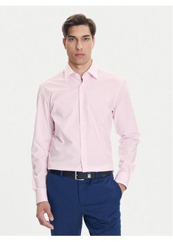 BOSS Koszula H-Hank 50469345 Różowy Slim Fit ze sklepu MODIVO w kategorii Koszule męskie - zdjęcie 184701804