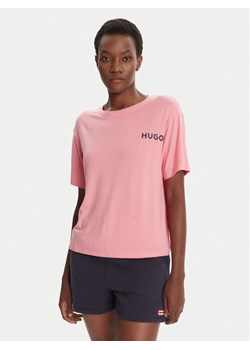 HUGO T-Shirt Unite 50490707 Czerwony Relaxed Fit ze sklepu MODIVO w kategorii Bluzki damskie - zdjęcie 184701864