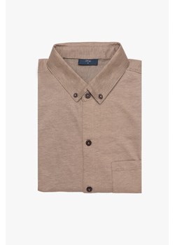 KOSZULA DAVIS 3181 DŁUGI RĘKAW SLIM FIT BRĄZ ze sklepu Recman w kategorii Koszule męskie - zdjęcie 184703724