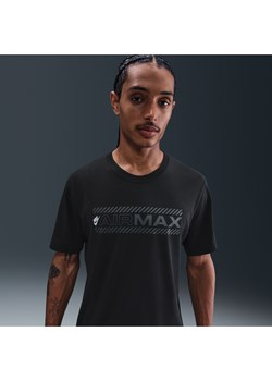 T-shirt męski Nike Air Max - Czerń ze sklepu Nike poland w kategorii T-shirty męskie - zdjęcie 184704242