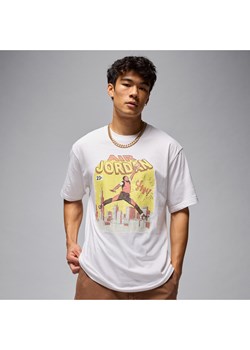 Męski T-shirt z motywem komiksowym Jordan - Biel ze sklepu Nike poland w kategorii T-shirty męskie - zdjęcie 184704261