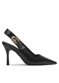 Sandały Furla Sign Slingback T.90 YG05SGN-BX2681-O6000-90294100 Czarny ze sklepu eobuwie.pl w kategorii Sandały damskie - zdjęcie 184705192