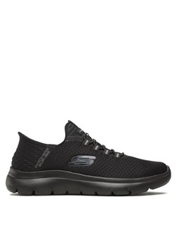 Sneakersy Skechers Summits High Range 232457/BBK Czarny ze sklepu eobuwie.pl w kategorii Buty sportowe męskie - zdjęcie 184705272