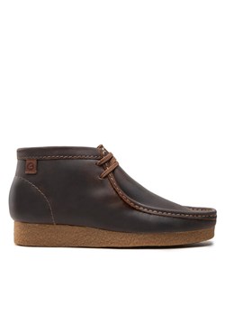 Trzewiki Clarks Shacre 261594367 Brązowy ze sklepu eobuwie.pl w kategorii Buty zimowe męskie - zdjęcie 184705303