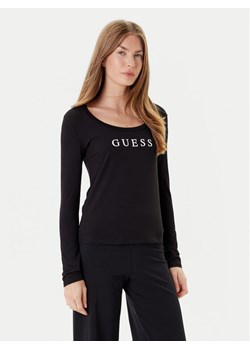 Guess Bluzka O5RI00 KBBU1 Czarny Regular Fit ze sklepu MODIVO w kategorii Bluzki damskie - zdjęcie 184706732