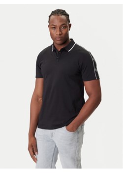 Guess Polo M4YP40 KARS0 Czarny Regular Fit ze sklepu MODIVO w kategorii T-shirty męskie - zdjęcie 184706753