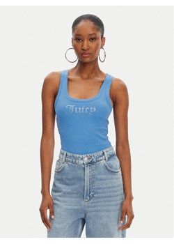 Juicy Couture Top Racer JCWLV125305 Niebieski Slim Fit ze sklepu MODIVO w kategorii Bluzki damskie - zdjęcie 184706772