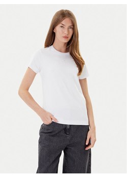 PINKO T-Shirt Bussolotto 100355 A2RD Biały Regular Fit ze sklepu MODIVO w kategorii Bluzki damskie - zdjęcie 184706800