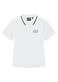 EA7 Emporio Armani Polo 7B000023 AF12901 U0002 Biały Regular Fit ze sklepu MODIVO w kategorii T-shirty chłopięce - zdjęcie 184706813