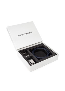 Emporio Armani Pasek Męski Y4S498 YLP4E 81285 Granatowy ze sklepu MODIVO w kategorii Paski męskie - zdjęcie 184706831