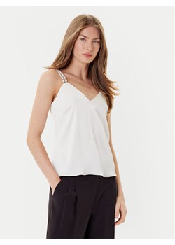 Morgan Top 242-OLAFI Écru Slim Fit ze sklepu MODIVO w kategorii Bluzki damskie - zdjęcie 184706881