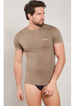 Kappa koszulka męska bawełniana z krótkim rękawem khaki K1304, Kolor khaki, Rozmiar L, Kappa ze sklepu Primodo w kategorii T-shirty męskie - zdjęcie 184708051