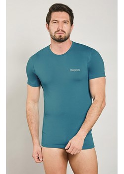 Kappa koszulka męska bawełniana z krótkim rękawem turkusowa K1304, Kolor turkusowy, Rozmiar M, Kappa ze sklepu Primodo w kategorii T-shirty męskie - zdjęcie 184708053