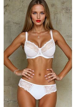 Biały koronkowy biustonosz miękki soft Mia, Kolor biały, Rozmiar 65C, PariPari Lingerie ze sklepu Intymna w kategorii Biustonosze - zdjęcie 184708503