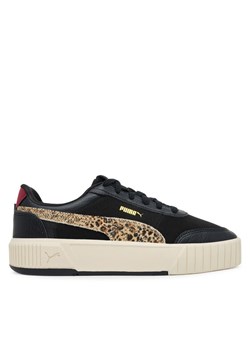 Sneakersy Puma Carina Mia Animal Flair 403515 02 Czarny ze sklepu eobuwie.pl w kategorii Buty sportowe damskie - zdjęcie 184709642