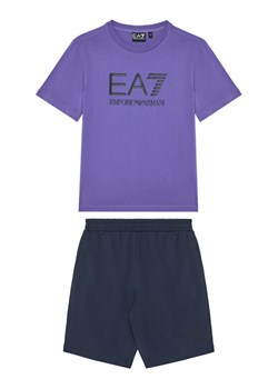 EA7 Emporio Armani Komplet t-shirt i spodenki 7B000043 AF10378 MA028 Kolorowy Regular Fit ze sklepu MODIVO w kategorii Komplety chłopięce - zdjęcie 184709753