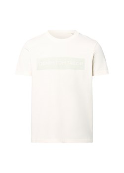 Tom Tailor Denim Koszulka męska Mężczyźni Bawełna biały nadruk ze sklepu vangraaf w kategorii T-shirty męskie - zdjęcie 184710084