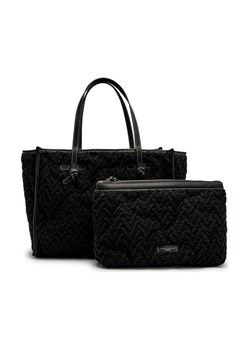 GIANNI CHIARINI Dwustronna shopperka + saszetka MARCELLA | z dodatkiem skóry ze sklepu Gomez Fashion Store w kategorii Torby Shopper bag - zdjęcie 184710222