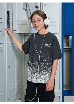 Sinsay - Koszulka oversize z efektem ombre - szary ze sklepu Sinsay w kategorii T-shirty chłopięce - zdjęcie 184711982