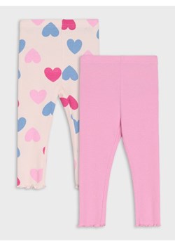 Sinsay - Legginsy 2 pack - różowy ze sklepu Sinsay w kategorii Odzież dla niemowląt - zdjęcie 184711994