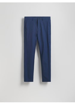 Reserved - Spodnie chino slim fit - granatowy ze sklepu Reserved w kategorii Spodnie męskie - zdjęcie 184712241