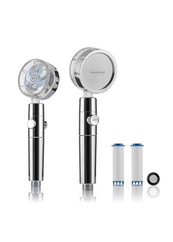 InnovaGoods Ekoprysznic ze śmigłem ciśnieniowym i filtrem oczyszczającym - id: 13353224 - marki Innovagoods - 184713014 InnovaGoods Ekoprysznic ze śmigłem ciśnieniowym i filtrem oczyszczającym ze sklepu Limango Polska w kategorii Akcesoria łazienkowe - zdjęcie 184713014