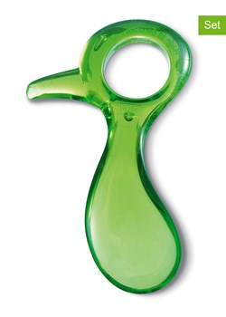 koziol Łyżeczki (2 szt.) w kolorze zielonym do kiwi - 9 x 5,5 cm ze sklepu Limango Polska w kategorii Akcesoria kuchenne - zdjęcie 184713024