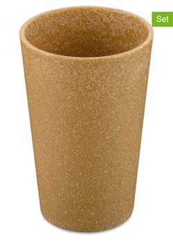 koziol Kubki (2 szt.) &quot;Connect Cup L&quot; w kolorze jasnobrązowym - 350 ml ze sklepu Limango Polska w kategorii Kubki - zdjęcie 184713064