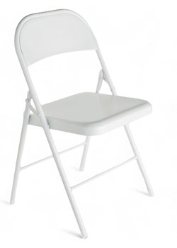 UTILITY Krzesło składane w kolorze białym - 43 x 78 x 46 cm ze sklepu Limango Polska w kategorii Krzesła - zdjęcie 184713154