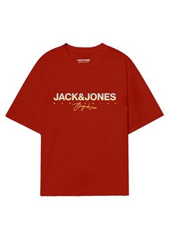 JACK &amp; JONES Junior Koszulka w kolorze czerwonym ze sklepu Limango Polska w kategorii T-shirty chłopięce - zdjęcie 184713361