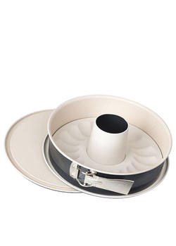 Zenker Tortownica &quot;Crème Noir&quot; w kolorze antracytowo-kremowym - Ø 28 cm ze sklepu Limango Polska w kategorii Akcesoria do pieczenia - zdjęcie 184713603