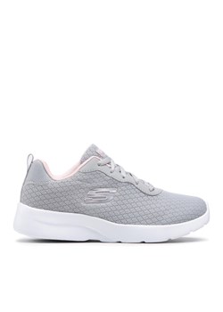 Sneakersy Skechers Eye To Eye 12964/LGPK Szary ze sklepu eobuwie.pl w kategorii Buty sportowe damskie - zdjęcie 184714060