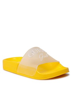 Guess Klapki Dina FI6DIN ELE19 Żółty ze sklepu MODIVO w kategorii Klapki dziecięce - zdjęcie 184714430