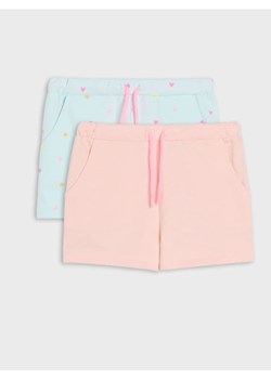 Sinsay - Szorty 2 pack - wielobarwny ze sklepu Sinsay w kategorii Spodenki dziewczęce - zdjęcie 184720263