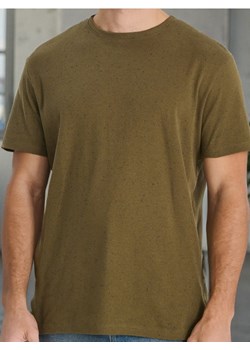 Sinsay - Koszulka basic - khaki ze sklepu Sinsay w kategorii T-shirty męskie - zdjęcie 184720274